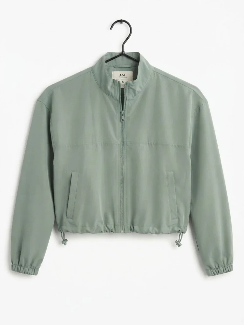 Violet Skye Girls Sage Green Lightweight Full-Zip Bomber Jacket Size S 7